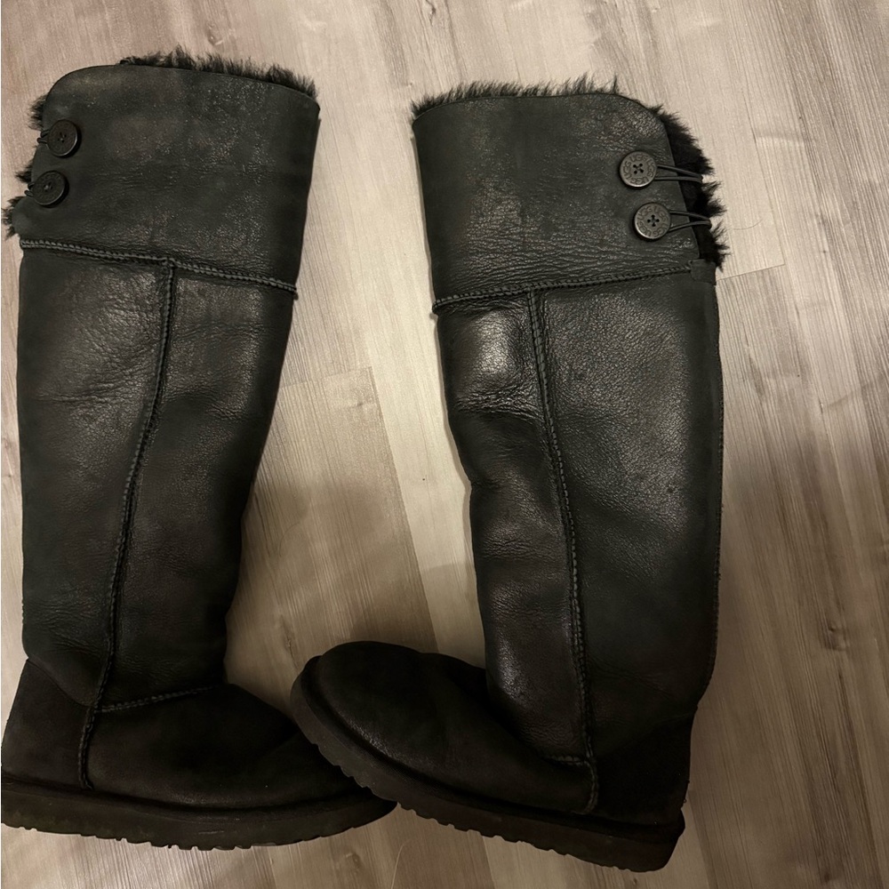 UGG Black Over the Knee Boots - Picture 4 of 5